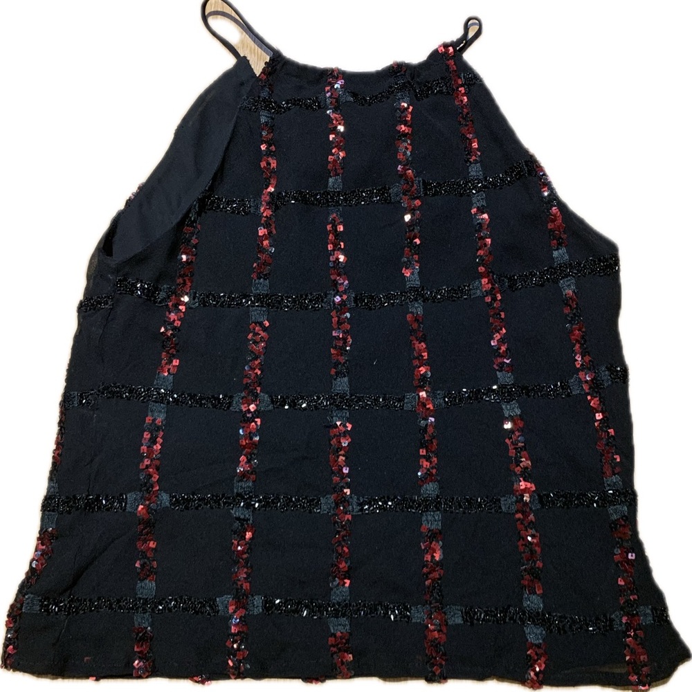 Simorra Silk Blouse with Sequin Detail